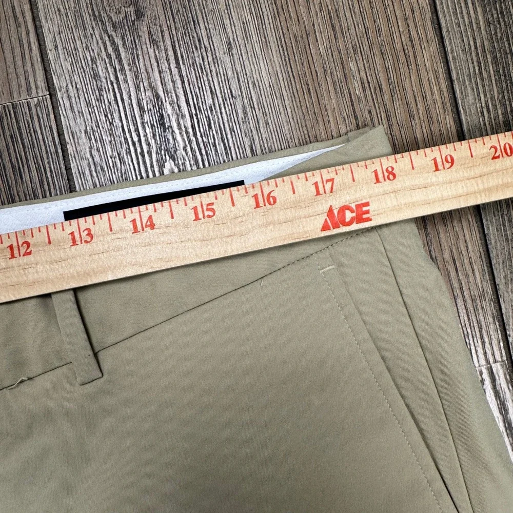 RLX Ralph Lauren Mens Tailored Fit Golf Pants Tan Khaki Performance 35x30